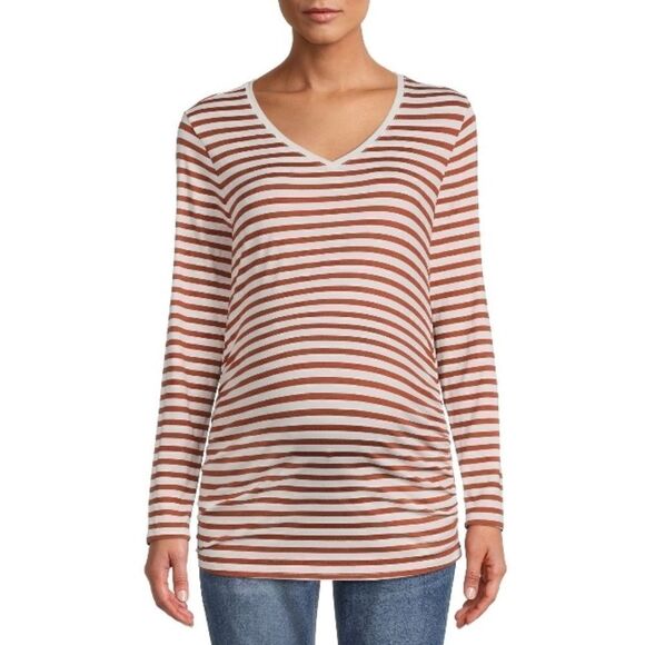 Women’s Maternity Denim Skinny Jeans & Long Sleeve Ultra Soft Shirt Size L - Picture 3 of 10